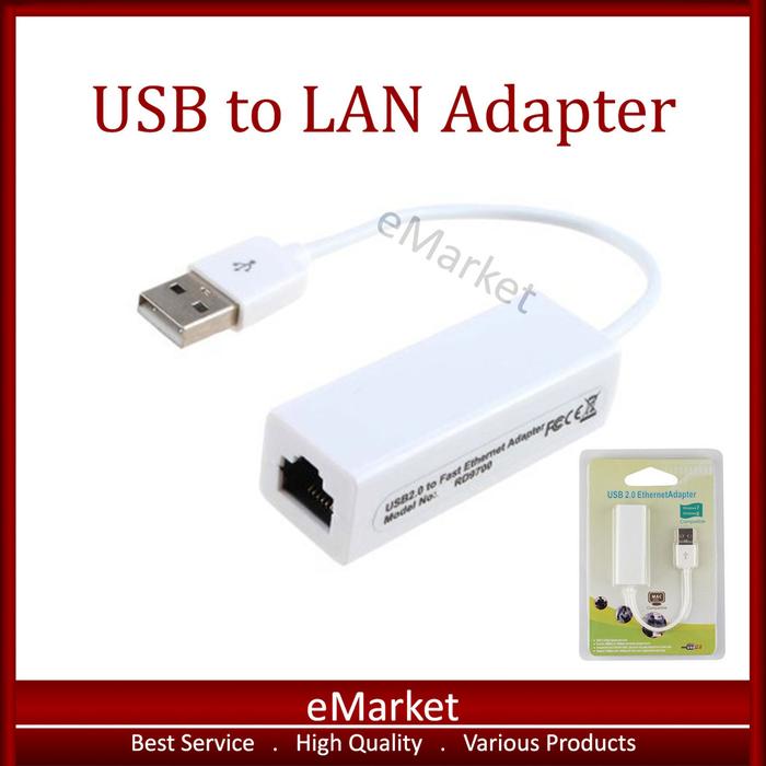USB to LAN Adapter / USB2.0 to Ethernet RJ45