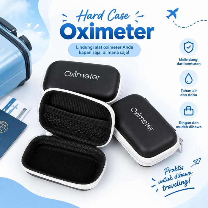 Tas Penyimpanan Pulse Oximeter Case Casing oxymeter dompet Oximeter