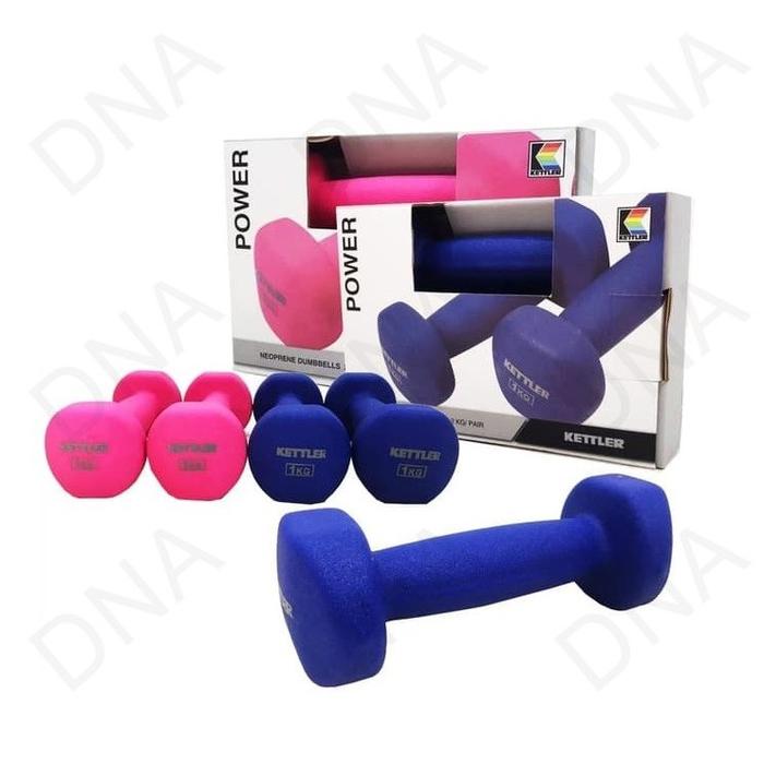 TERLARIS Dumbell Neoprene KETTLER 2kg/pair - Barbel Neoprene KETTLER 2kg/pair - ORIGINAL READY