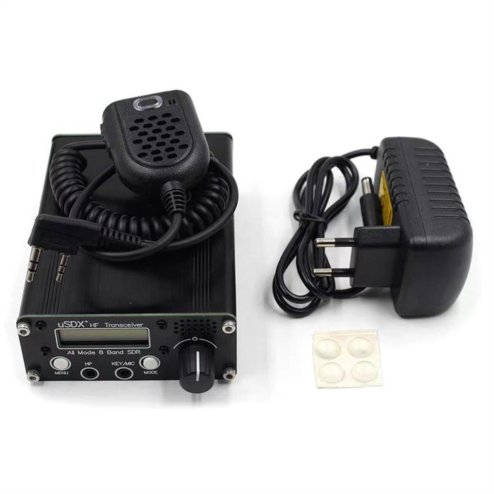 USDR USDX+Plus V2 8-Band SDR Transceiver HF SSB QRP LCD with Display Speaker Microphone HF Transceiv