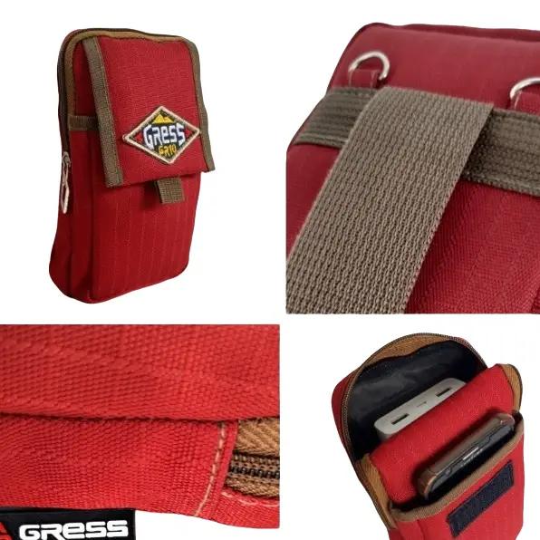 Tas slempang pria mini gress Tas pinggang Tas Selempang hp mini Slingbag Cowok Waistbag Waistbag