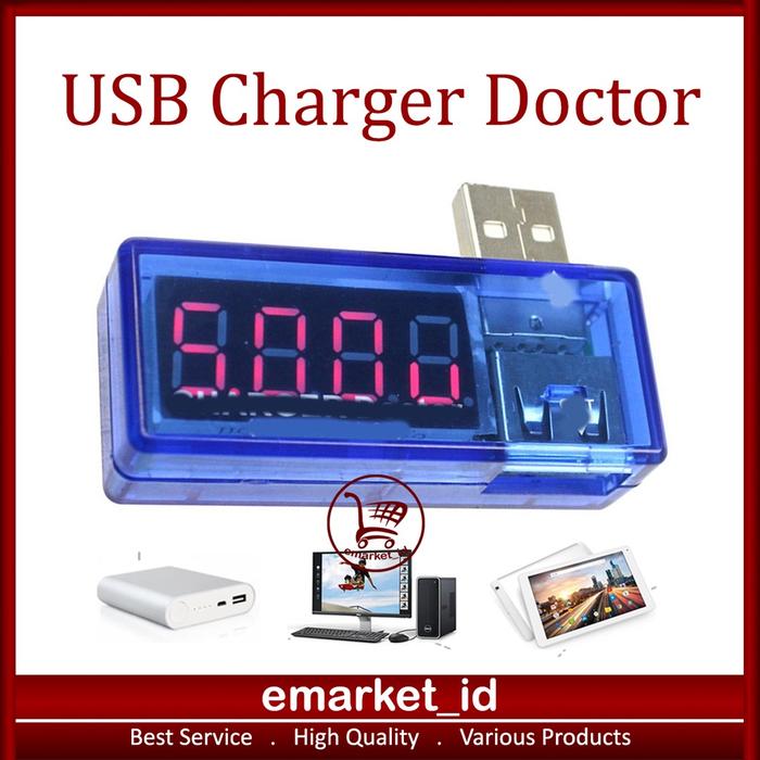 USB Charger Doctor / Voltage Current Tester Voltmeter Multimeter Multitester Pengukur Tegangan Arus