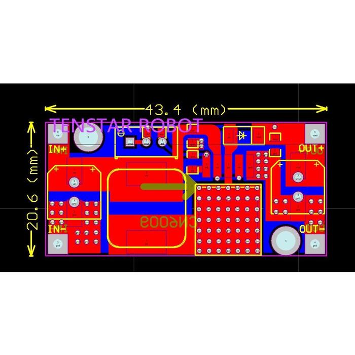 100 Buah/Banyak XL6009 DC-DC Booster Modul Power Supply Modul Output