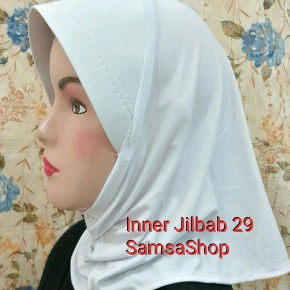 Inner Jilbab/Bergo Pendek/Jilbab Pendek warna Kulit