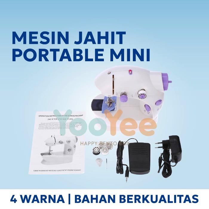 Yooyee SM202A Mesin Jahit Portable Mini LED - Alat Jahit Praktis