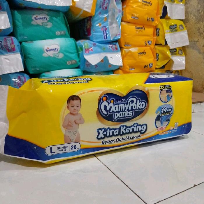 mamypoko L28 mamy poko pants ukuran L isi 28pcs