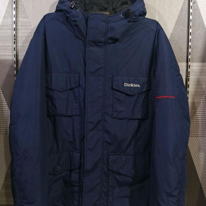 Dickies Winter Puffer Down Hooded Jacket – Navy Pekat