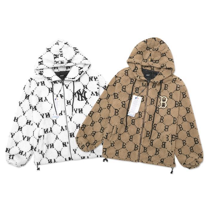 M7B NY Yankees Monogram Dumble Fleece Hooded Jacket