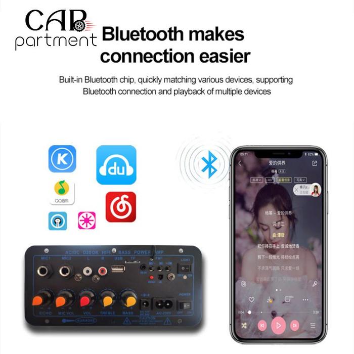 Bluetooth Power Amplifier Multifunctional Bluetooth Board Subwoofer