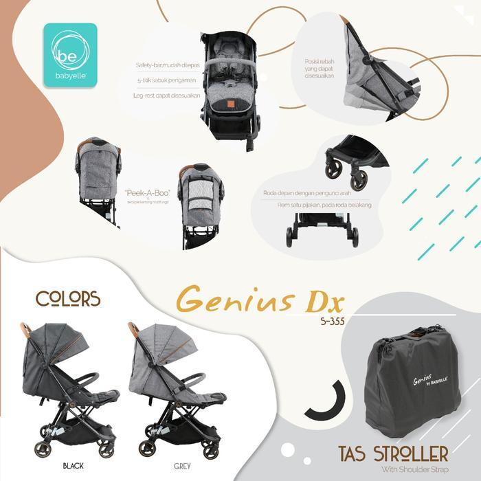 TERLARIS BABYELLE GENIUS DX CABIN SIZE BABY STROLLER S 355