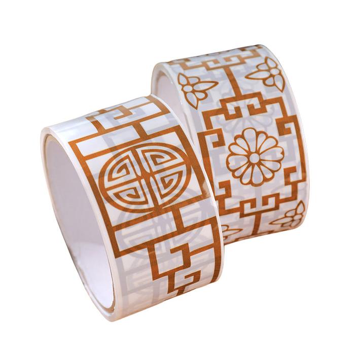 1 Roll Washi Tape Gaya China Kuno Serbaguna Scrapbook Journal Gift Premium Tape Sticker