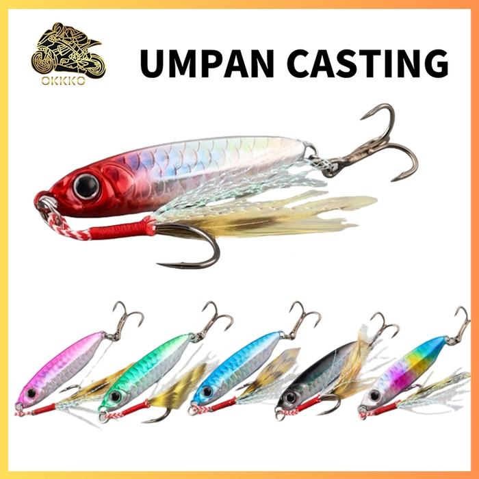 Umpan Casting / Umpan Pancing Jigging Hook Memancing Spinner Umpan 7g/10g/15g/20g/30g / Soft Lure /