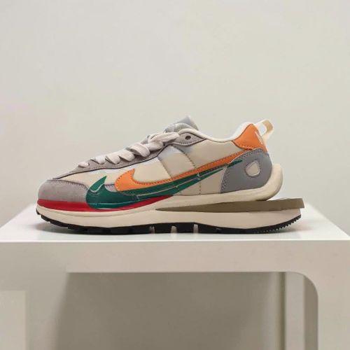 Nike x sacai VaporWaffle art Colourfull Pria Casual  Regular Sole Upper Low Top Sepatu Olahraga Styl