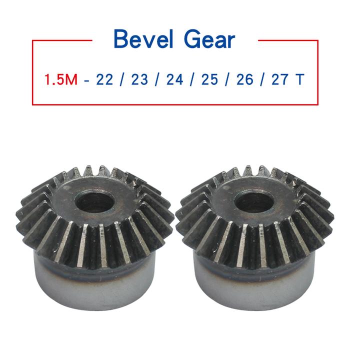 Bevel Gear 1.5M22T/23T/24T/25T/26T/27T Gear 90 Degrees Meshing Angle