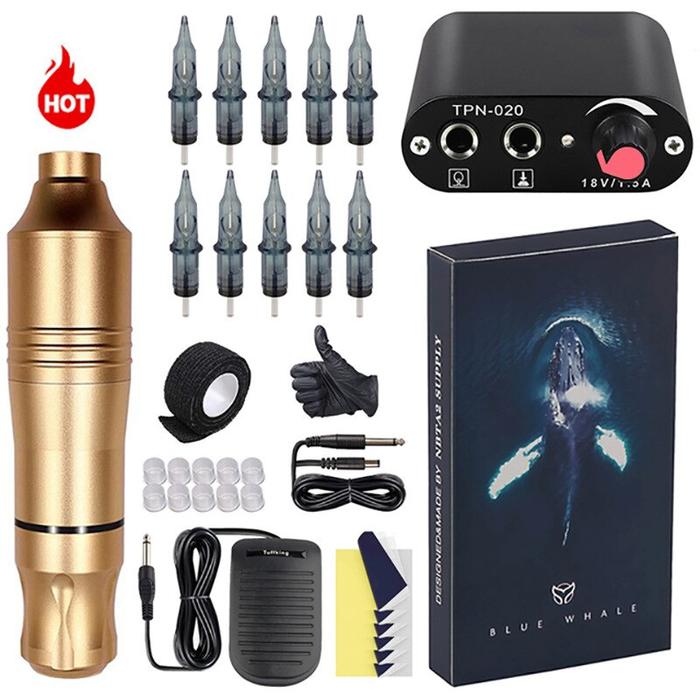 MiniTattoo Power Pen Motor Tattoo Machine Set Tattoo Pen Set