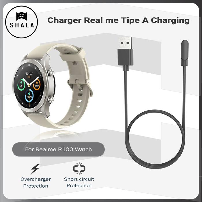 Kabel Charger Realme R100 Smartwatch Tipe A Charging