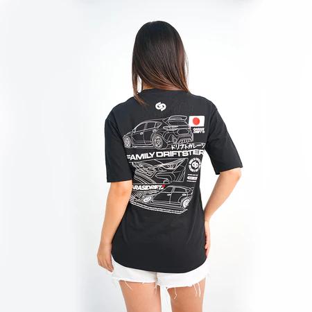 Baju Kaos Garasi Drift The Family Driftster Crosstrek Tshirt Premium
