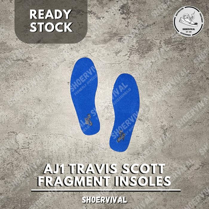 [READY STOCK] AJ1 Insoles Travis Scott Low Fragment