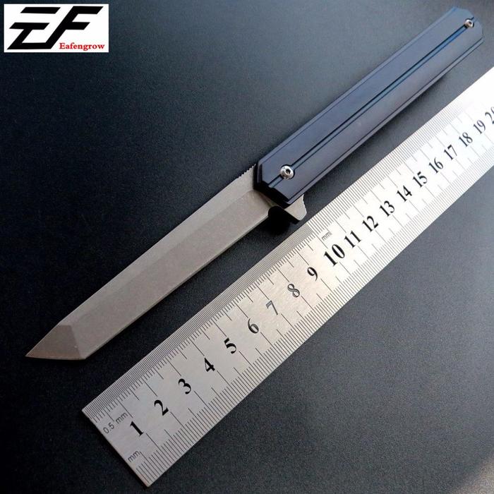 Eafengrow EF219 folding knifeQwaiken D2 blade Tactical ball bearing