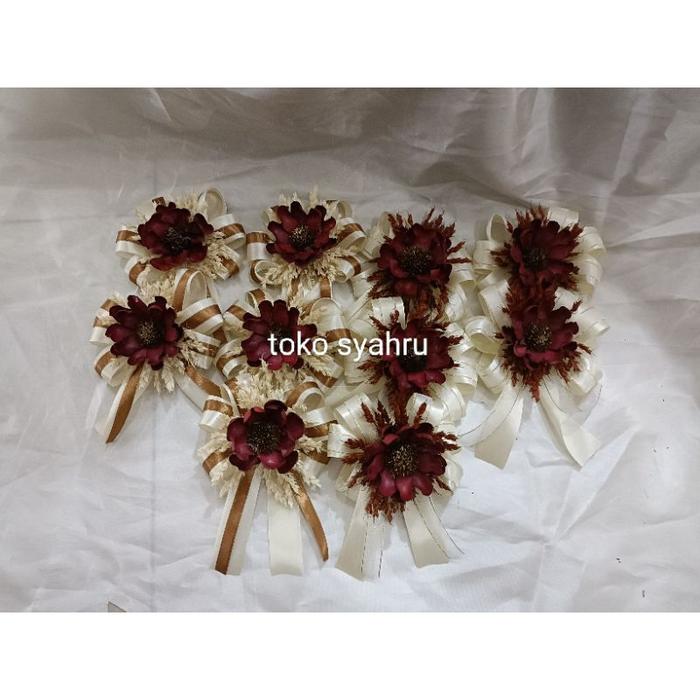 pita rustic/pita hampers/hiasan tas hampers/bunga kering