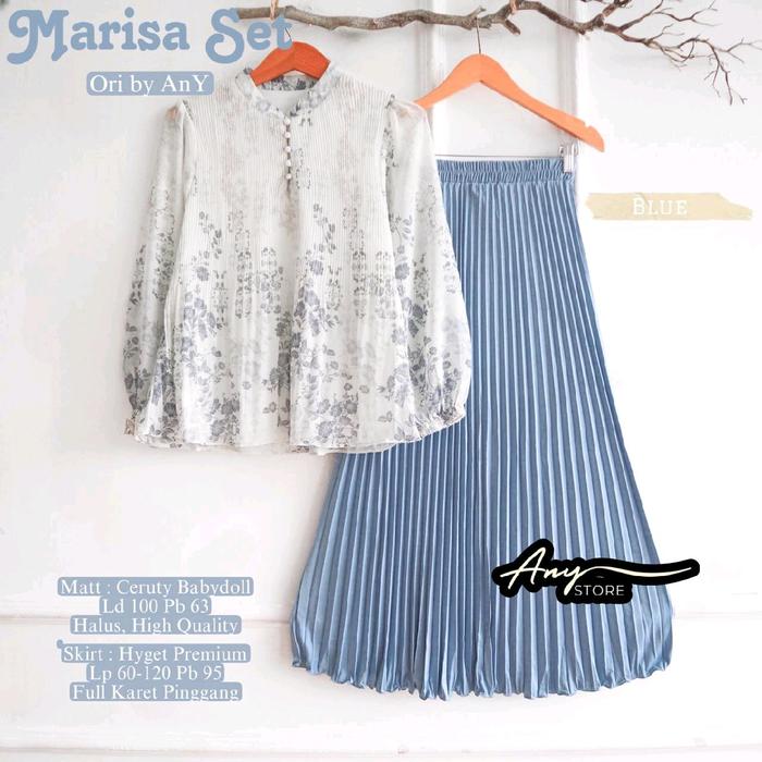 Marisa Set | Set Wanita | Remaja | Wanita | Set Daily | Ld 100