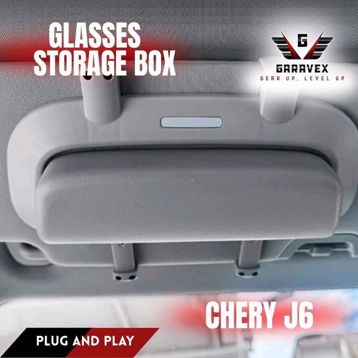 GLASSES STORAGE BOX CHERY J6// KOTAK KACAMATA MOBIL CHERY J6