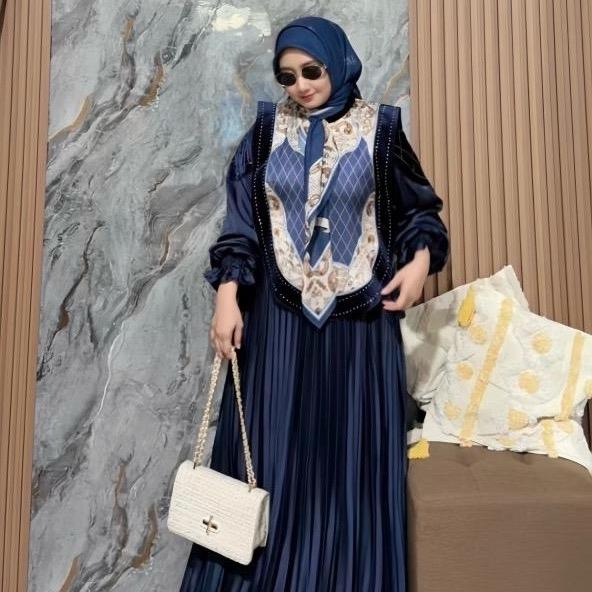 Gamis syari brand AQL syari set syari set