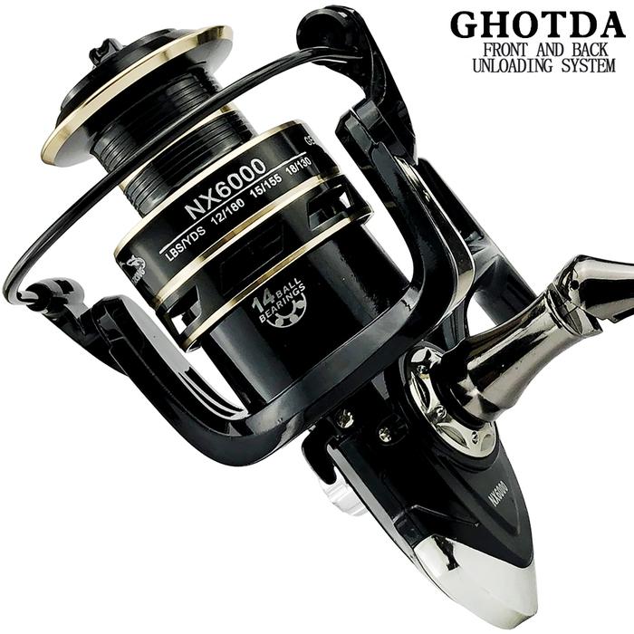 Ghotda Super Light CNC Aluminim Spool Fishing Reel 2000 3000 4000