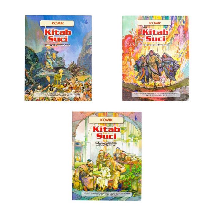 Komik Kitab Suci Buku Cerita Rohani Kisah Kisah Yesus Buku Rohani Anak Komik Alkitab Injil