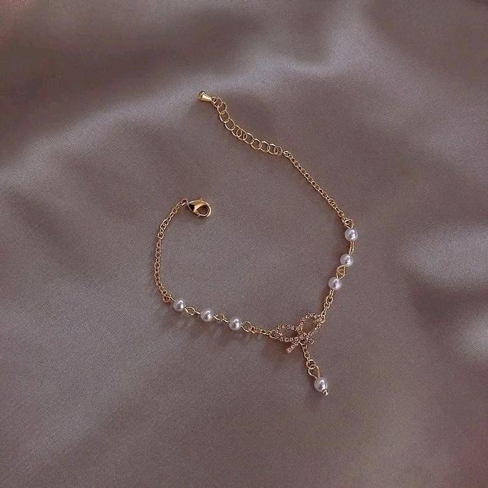 Gelang Perak Tangan Rantai Pita