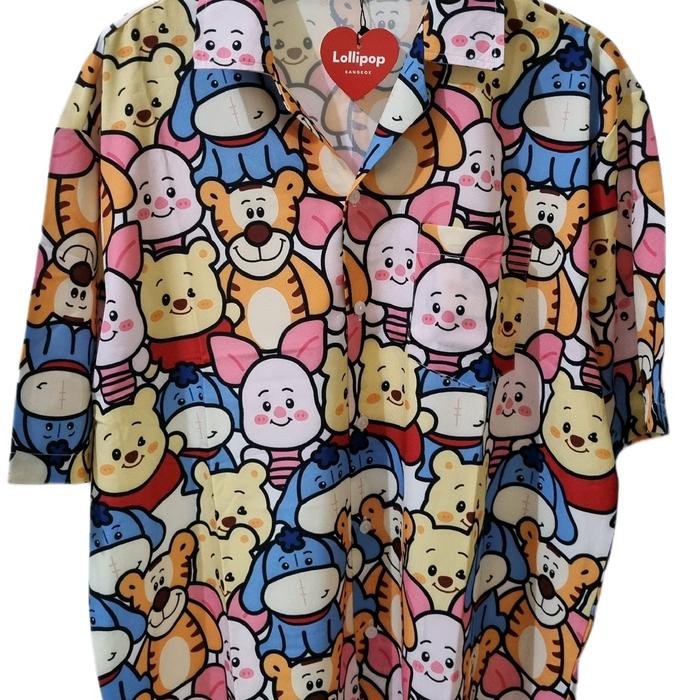 Kemeja Lollipop Snoopy, Pooh, Sanrio ORI BANGKOK