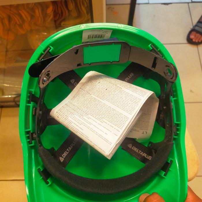 Helm Safety Proyek Delta Plus / Venitex Delta Plus Hijau / Helm Proyek