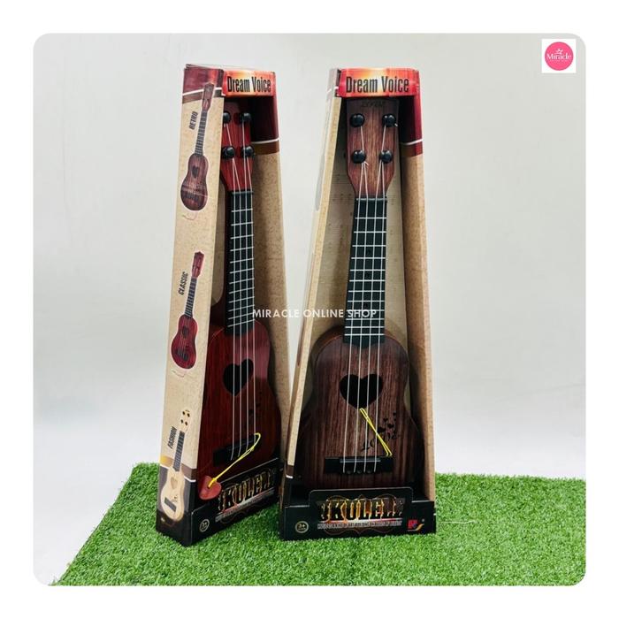 MIRACLEONLINESHOP MAINAN GITAR ANAK / GITAR UKULELE