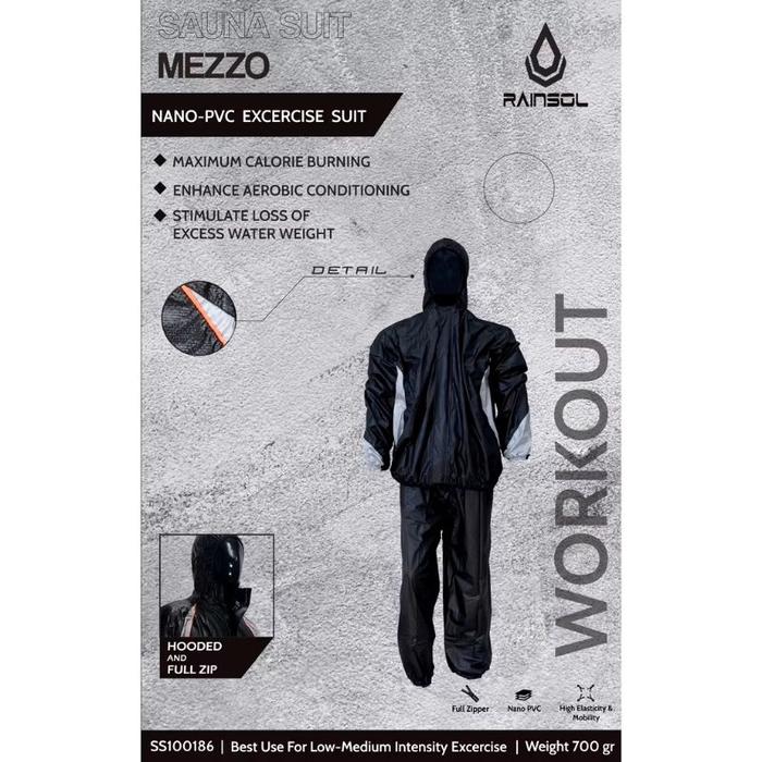 Jaket Sauna Rainsol | Setelan Jaket Sauna | Jaket Parasut Sauna Jaket Lari Sauna