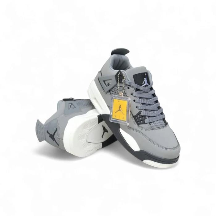 Sepatu Sneakers Pria Air Jordan 4 Retro – Cool Grey Edition Premium Quality