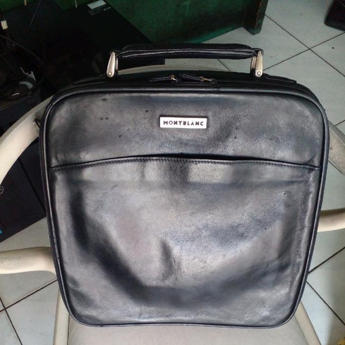 tas kulit Montblanc original , bekas pakai