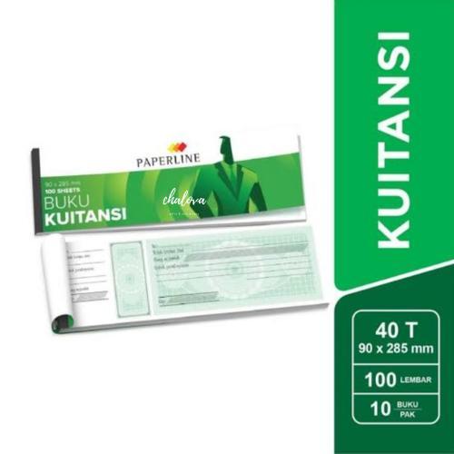 [PAK] BUKU KWITANSI PAPERLINE TANGGUNG KT40T ISI 10 PCS / KUITANSI PAPERLINE TANGGUNG 40 LEMBAR