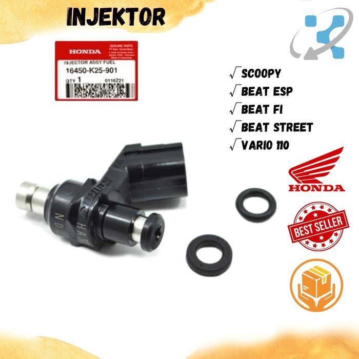 Sale Injektor Assy Honda 6 Hole - Beat Fi / Beat Esp / Beat Street / Beat Pop / Spacy Fi / Scoopy Fi