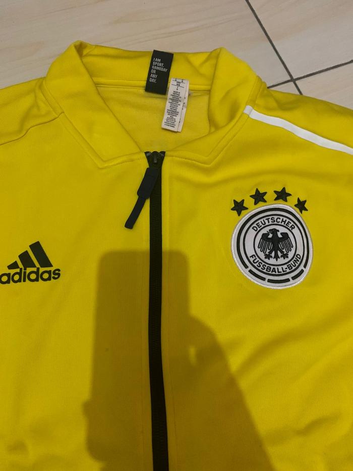 Jaket Adidas ZNE Timnas Jerman Kuning Original Second
