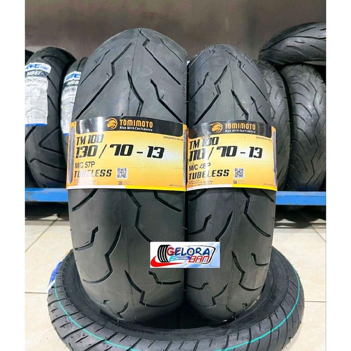 Ban Matic TOMIMOTO TM100 110/70-13 130/70-13 Tubeless Ban NMAX PCX Ban metic 110/70-13 ban tubles 13
