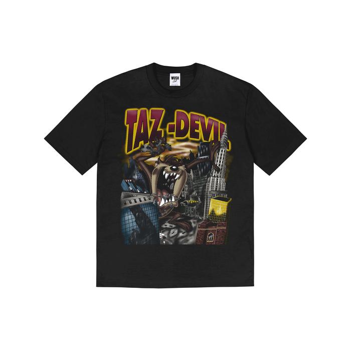 [COD] Wush Club 24s T Shirt Baju kaos Distro Pria Wanita Streetwear Tebal Terbaru TAZMANIA - 24S TAZ