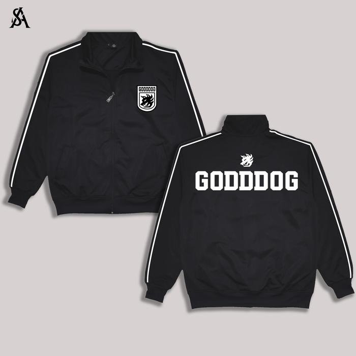 Jaket Tracktop Goddog Yohan new Outfit Allied Manhwa Hitam