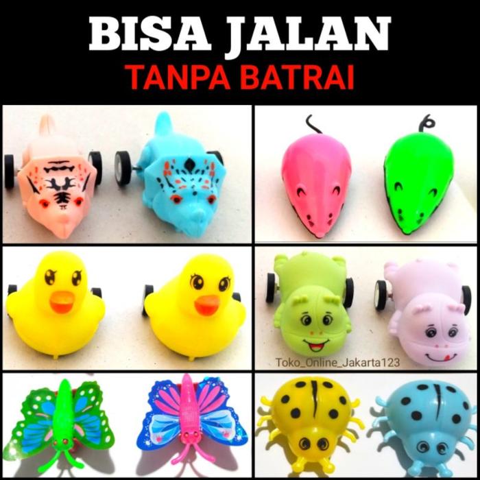 cat toys teaser mainan kucing anjing bisa jalan tanpa batrai lucu