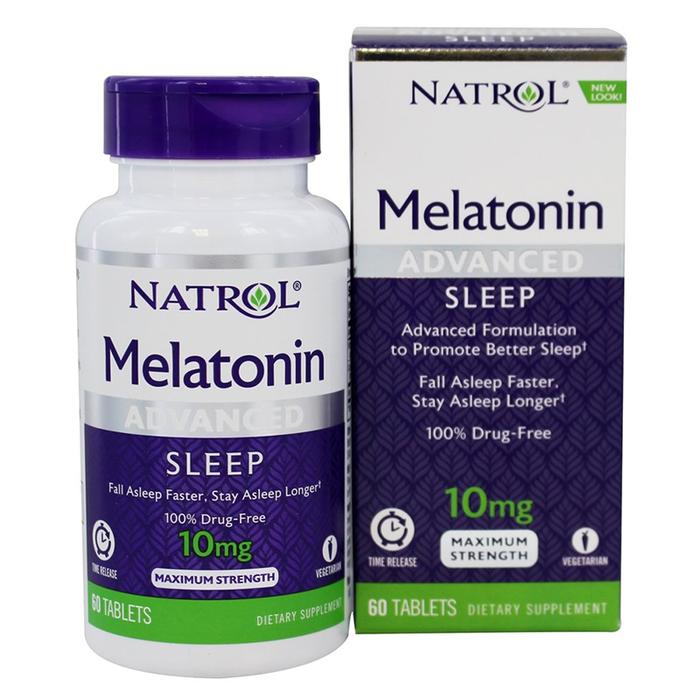 Pengiriman gratis Natrol Melatonin 10 mg 60 tablet