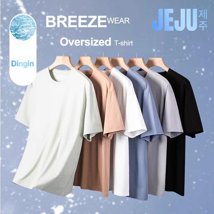 JEJU Oversized T-Shirt Cool Breeze Cotton Premium AAA+ Quick Dry Airy Tee BEST PRICE
