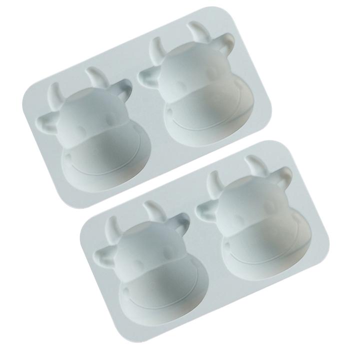 Silicone Mold Mould Molds Animal Baking Calf Cube Ice Cake Fondant