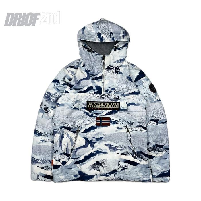 Jacket Napapijri | Camo Ice Rainforest Winter Anorak Outdoor Jaket