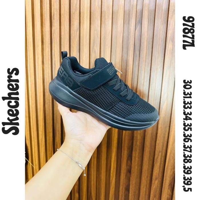 Sneakers skecherrrrssss fullhitam 97877L