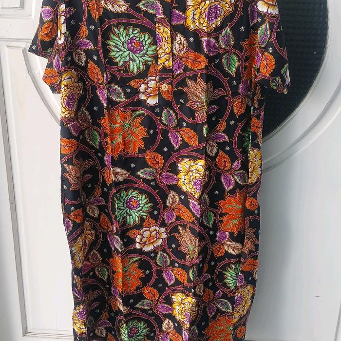 daster kencono ungu pendek all size