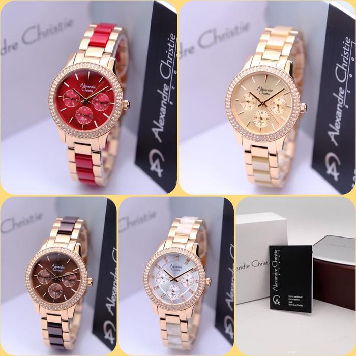 JAM TANGAN ALEXANDRE CHRISTIE WANITA AC 2914 BF / AC 2914 / 2914 ORIGINAL ACRYLIC STAINLESS STEEL GA